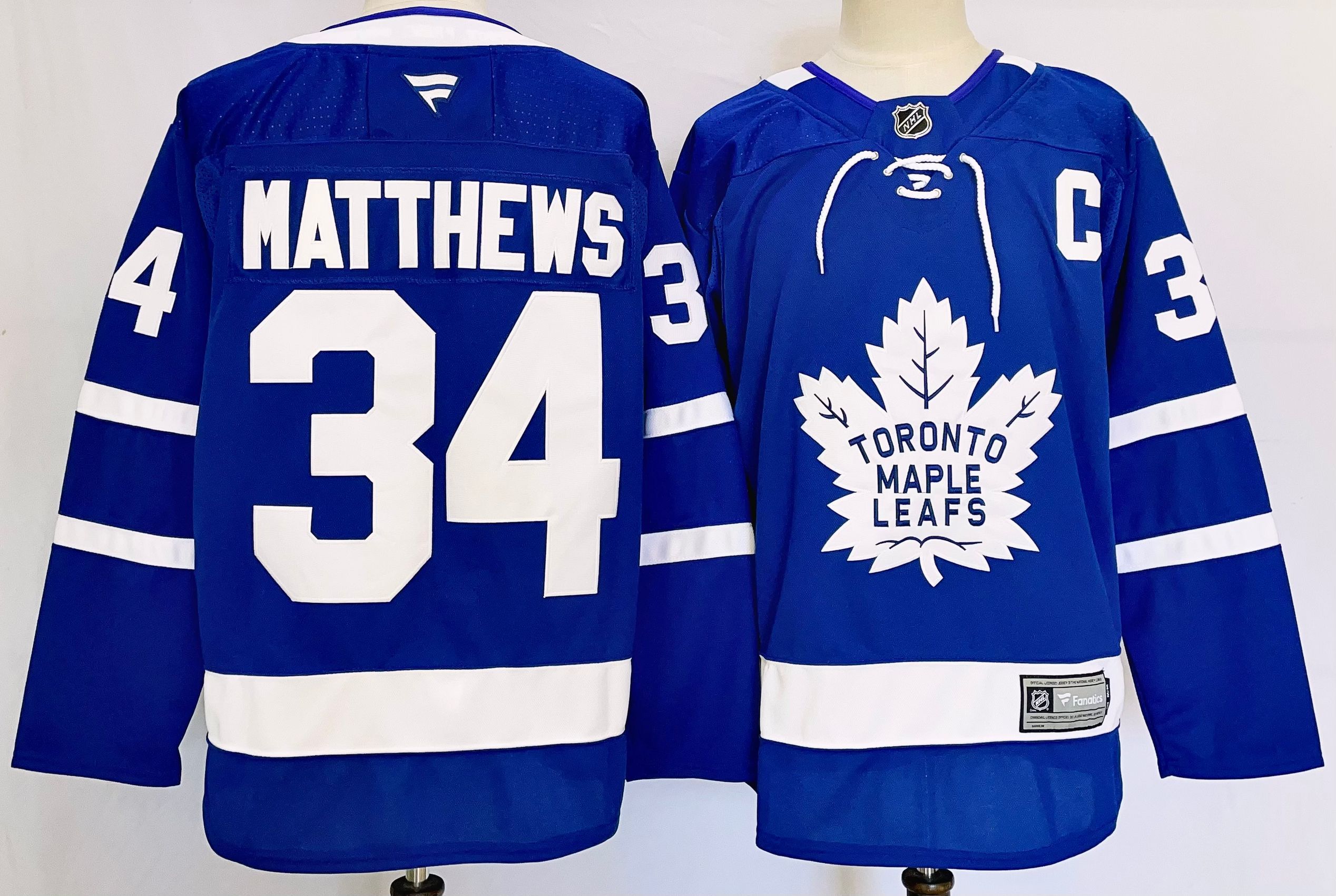 Men Toronto Maple Leafs #34 Matthews Blue 2025 Home Premier Player NHL Jersey->toronto maple leafs->NHL Jersey